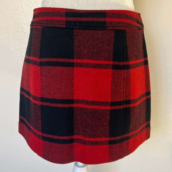 Wool Plaid Mini Skirt - back zip - GAP - Picture 7 of 7